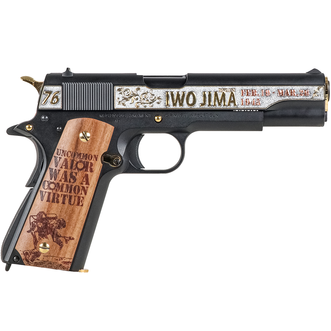 GPM1911 Limited Edition GBB Pistol (Iwo Jima) (Black)