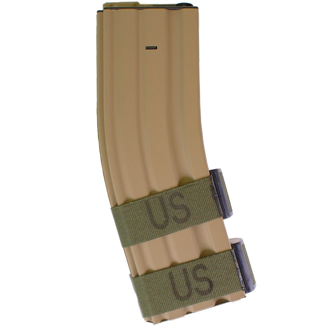 M4 Electric Dual Magazine EXT AEG 1200R (Ultra-Cap|Auto-Button) (Tan)