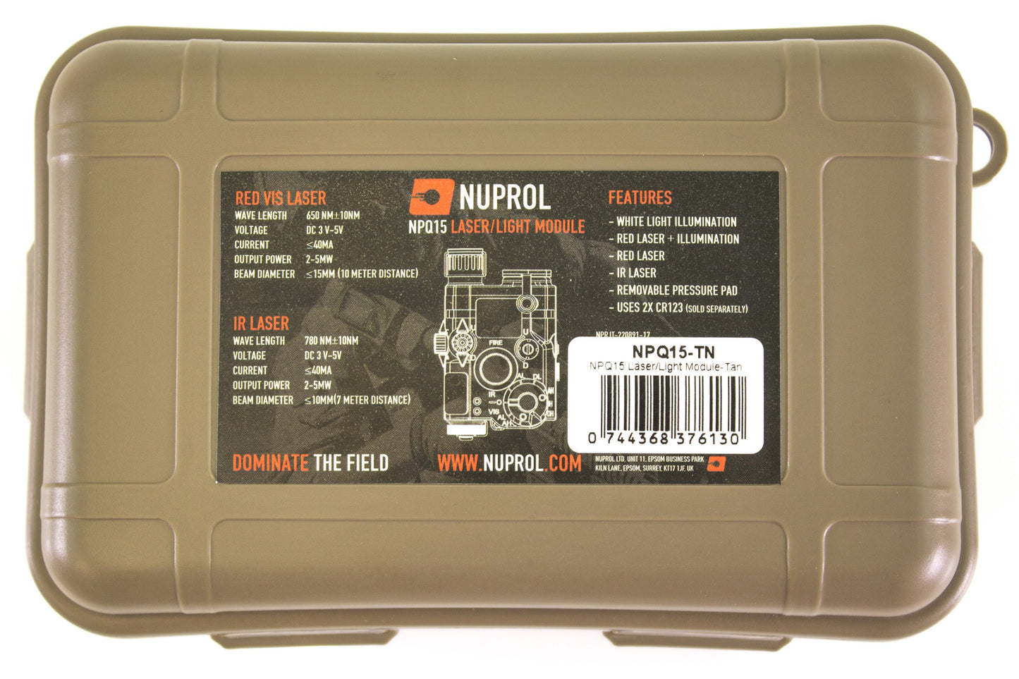 NPQ15 Light/Laser Box - Tan