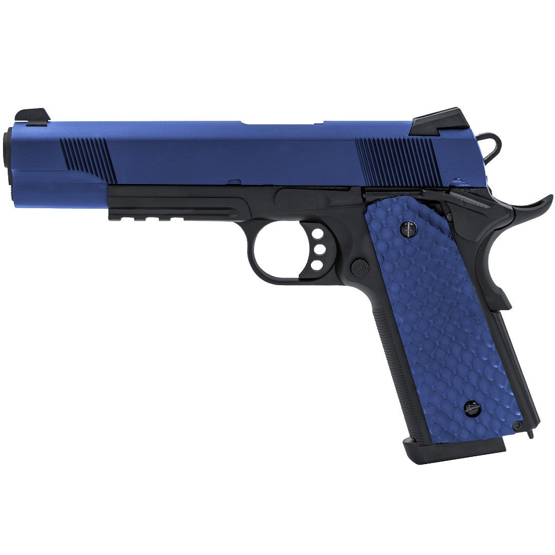 1911/MEU-R GBB Pistol (Dual Tone) (Blue|Black)